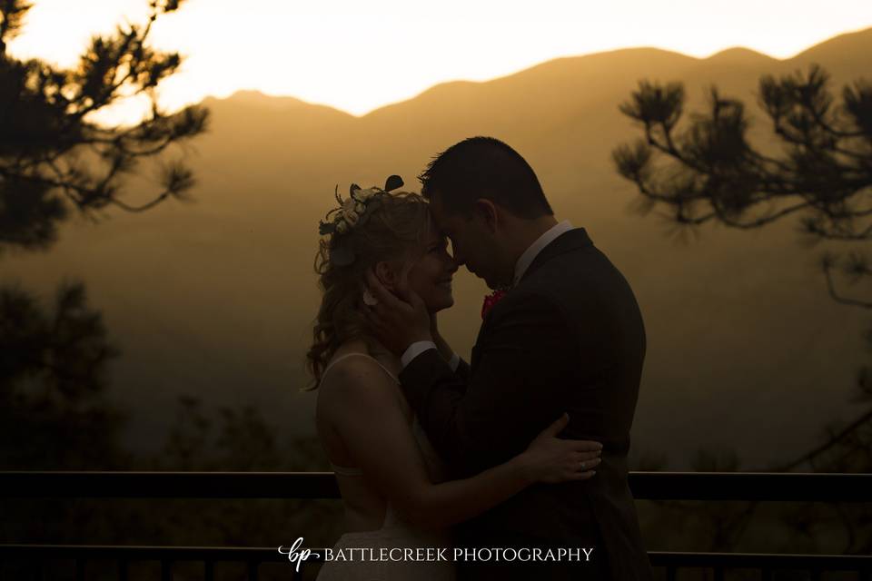 Couple at sunset