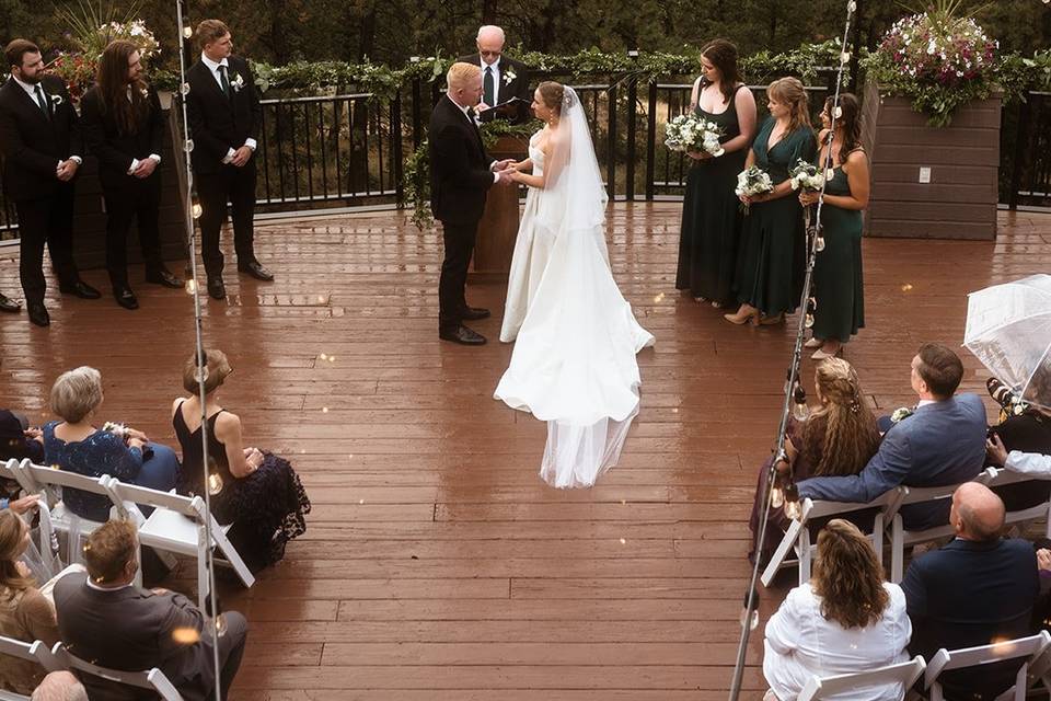 Canyon Room Deck Ceremony