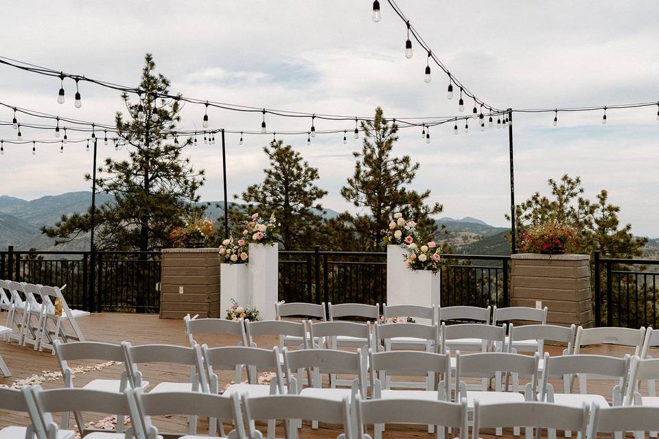 Canyon Room Deck Ceremony