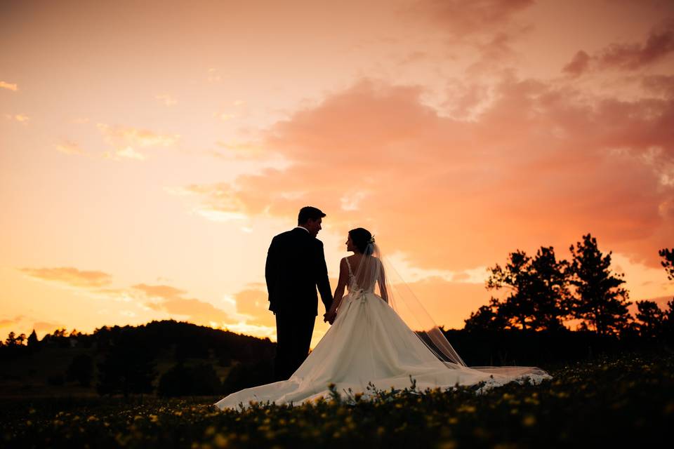 The Couple at Sunset