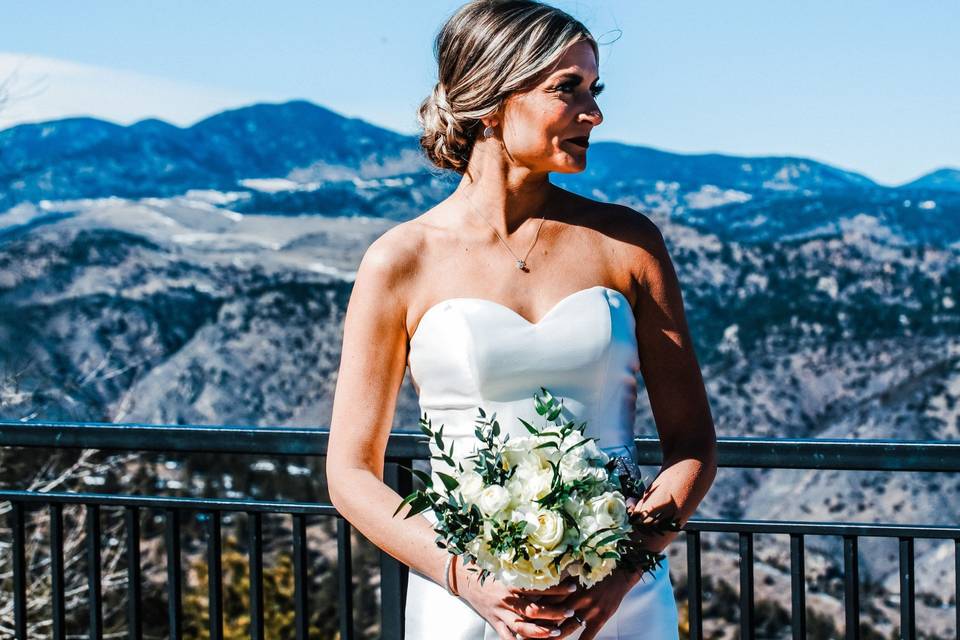 Bride on Main Deck