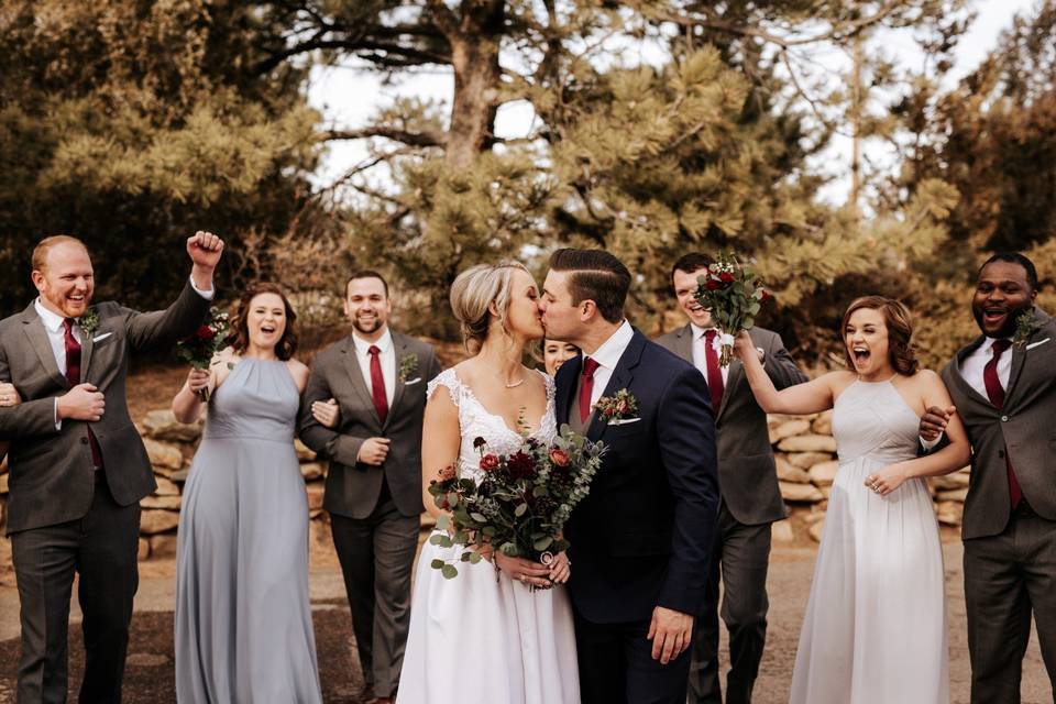 Winter Bridal Party