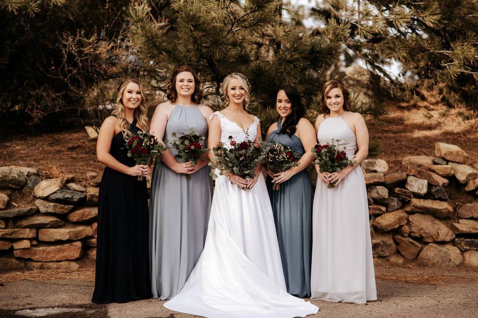 Winter Bridal Party