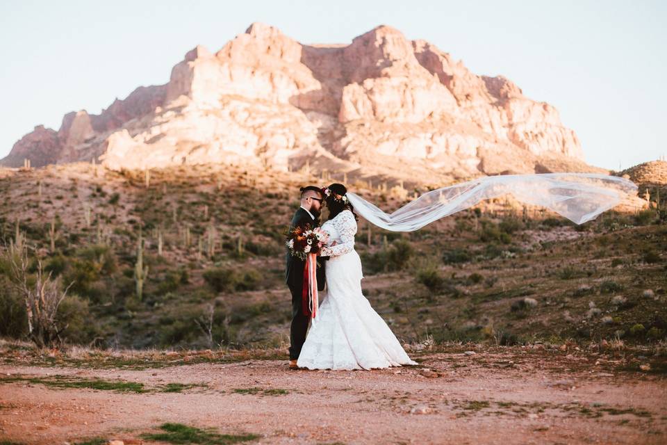 Creative couple portrait