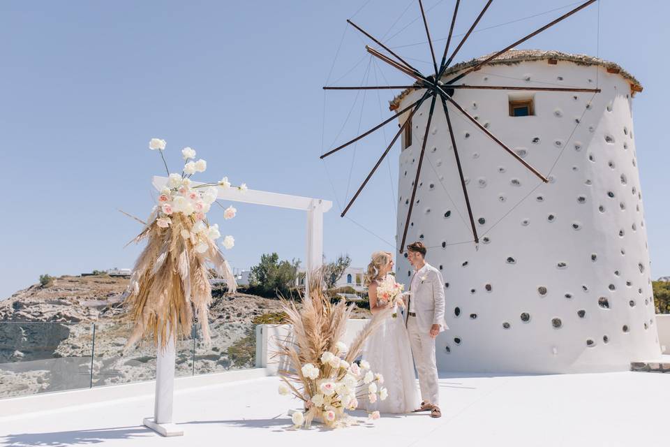 Morning windmill ceremony