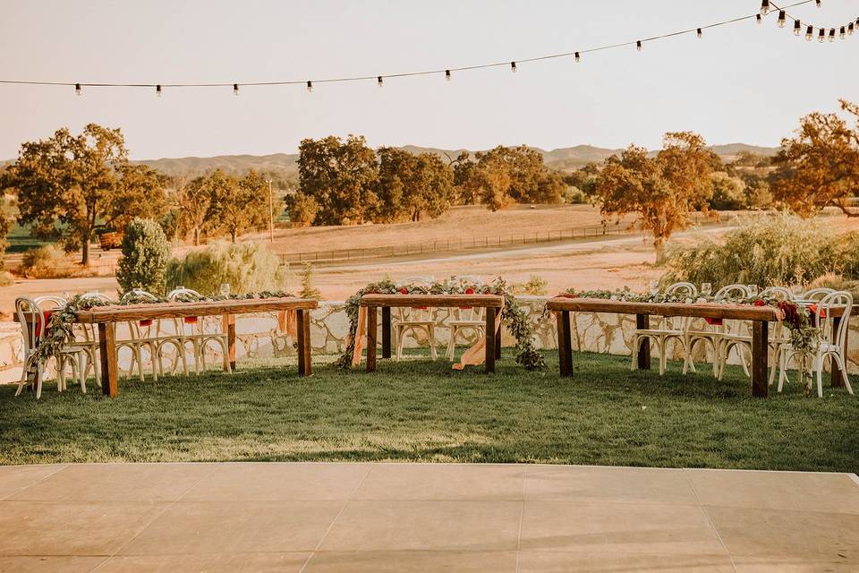 Head Tables at Hilltop Site