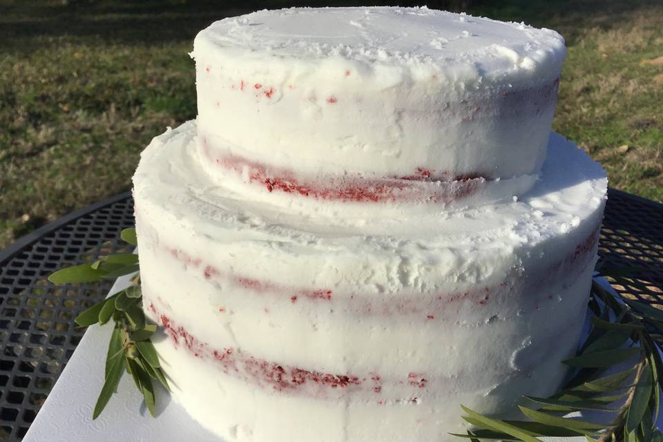 Stacked bridal cheesecake