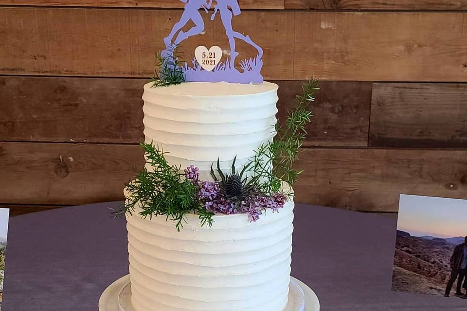 Elopement cake