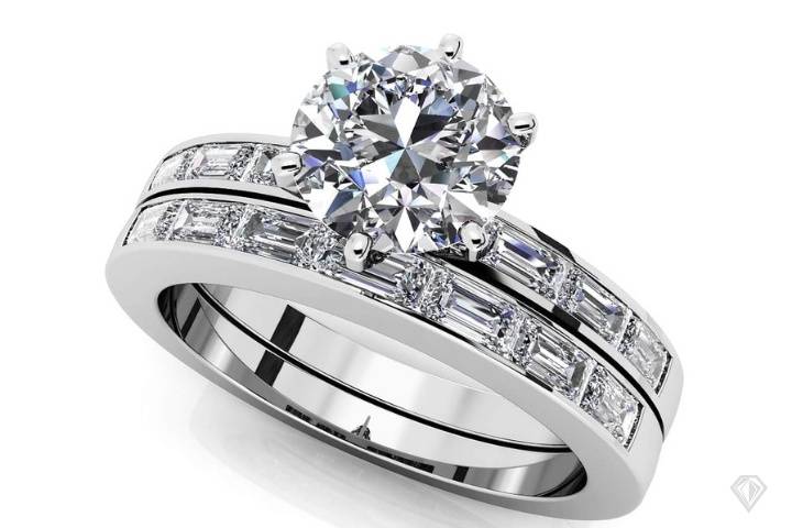 Diamond ring and band