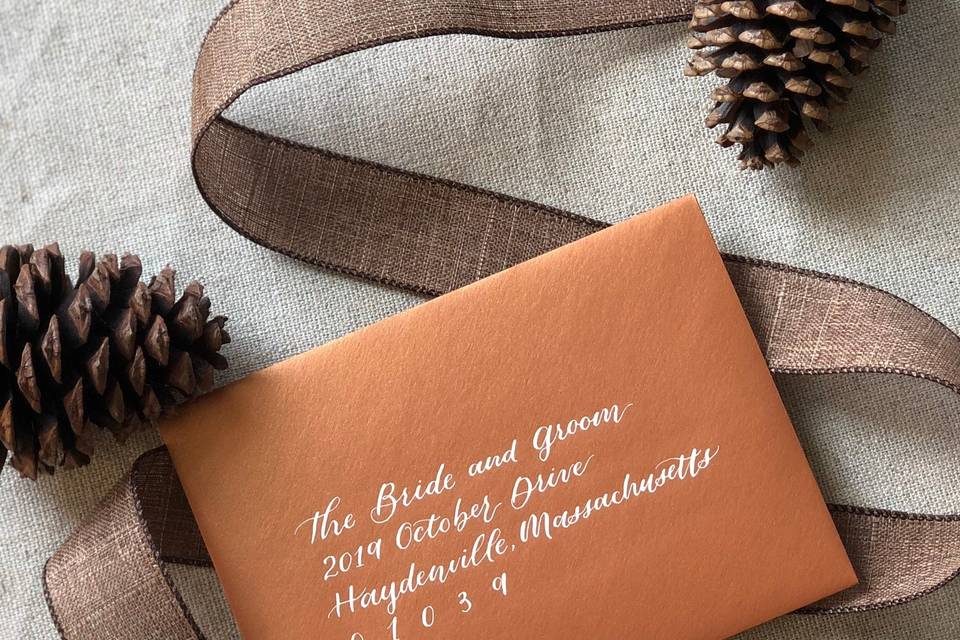 Envelope Calligraphy