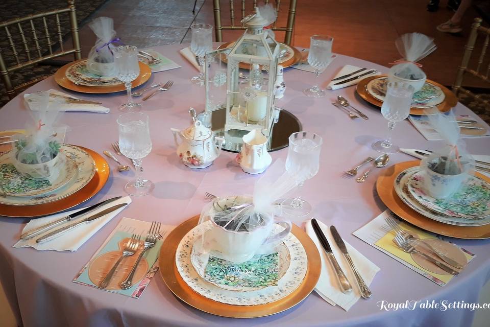 Royal Table Settings