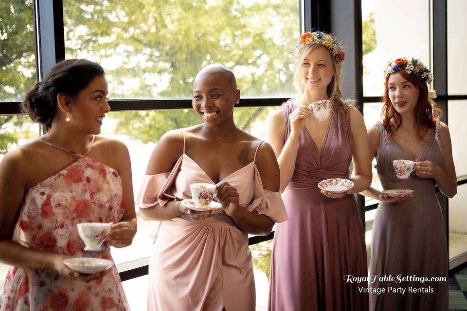 Tea Party Bridesmaids!