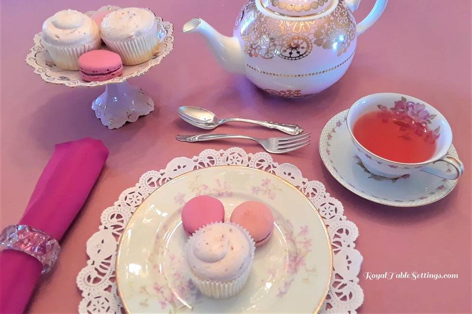 Tea Party With Paper Doilies