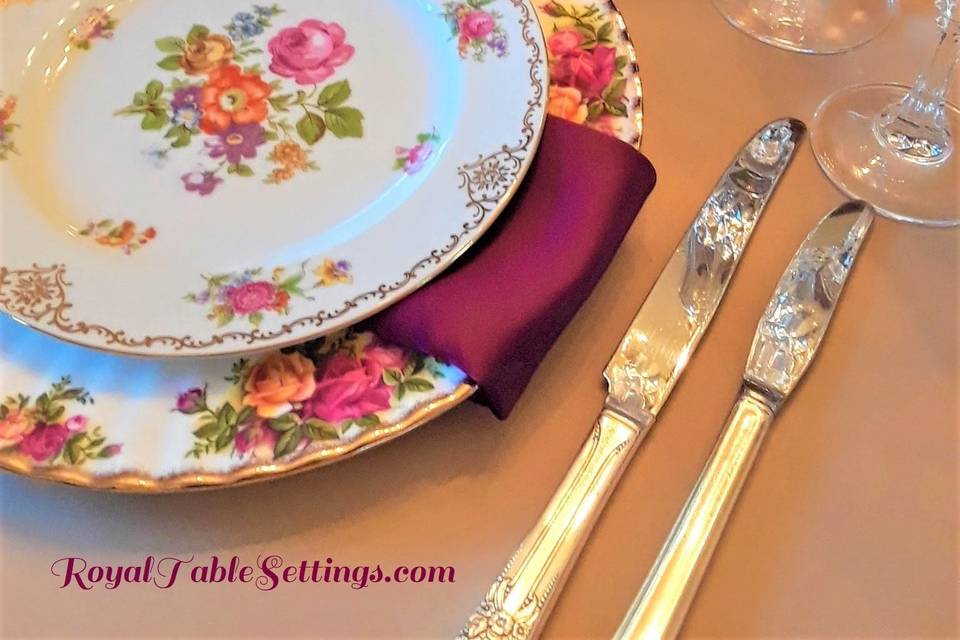 Teacup & Saucer Sets - Royal Table Settings – Royal Table Settings, LLC