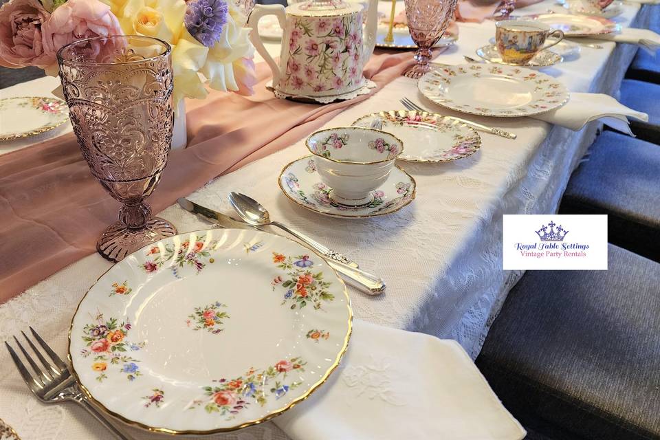 Teacup & Saucer Sets - Royal Table Settings – Royal Table Settings, LLC