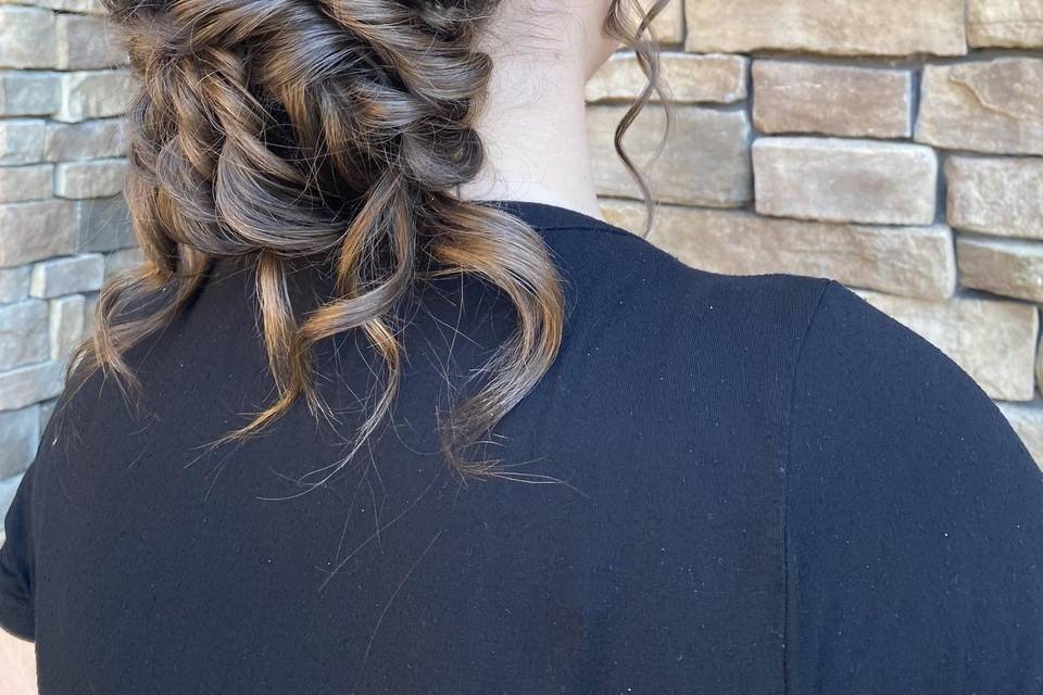 SOFT BOHO UPDO