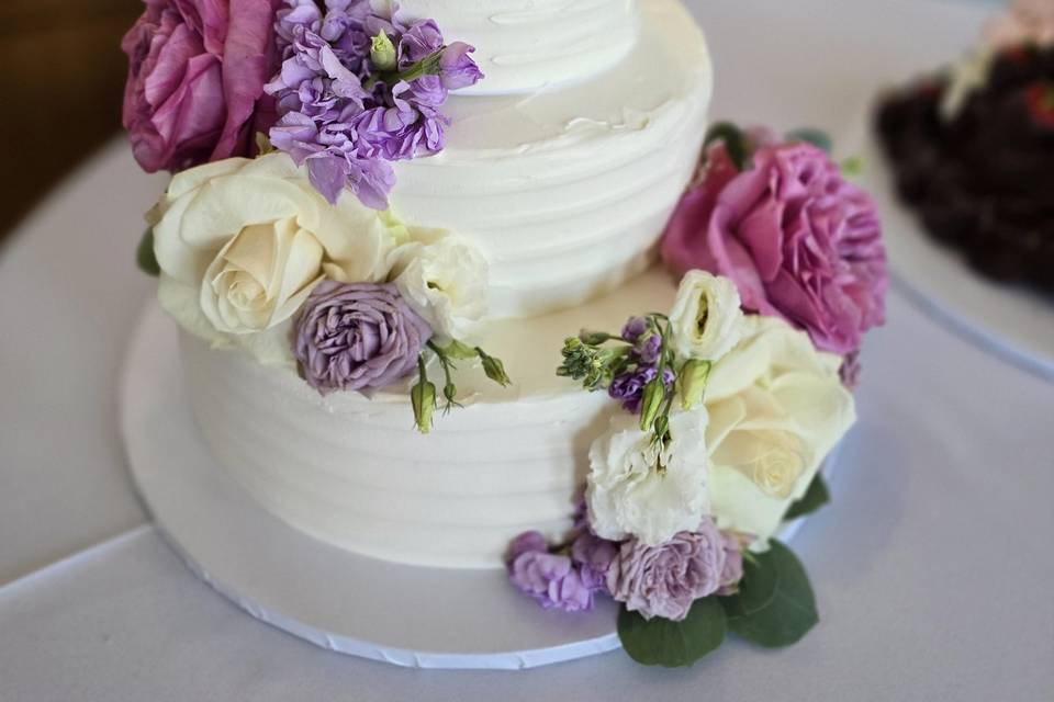 Ribbed with large min flowers