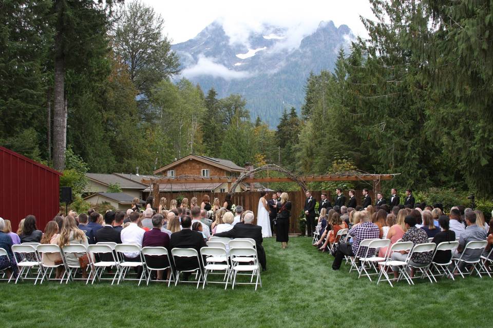 Ceremony with mountain 2