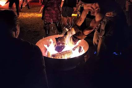 Firepit at a festival