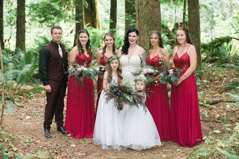 Forest Wedding Party-2