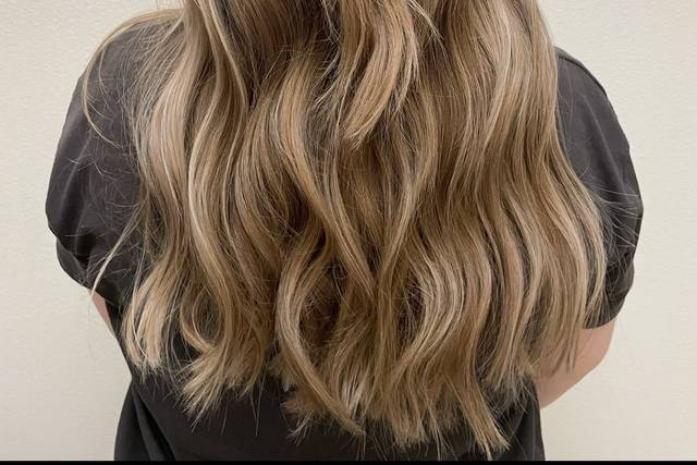 Half Up Updo