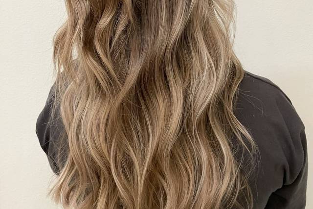 Half Up Updo