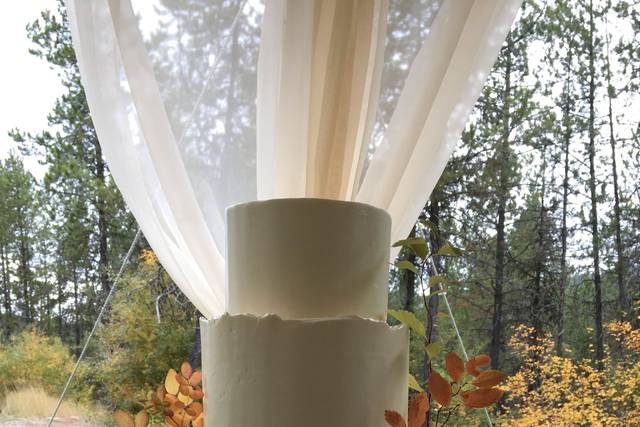 Wedding three layered cake