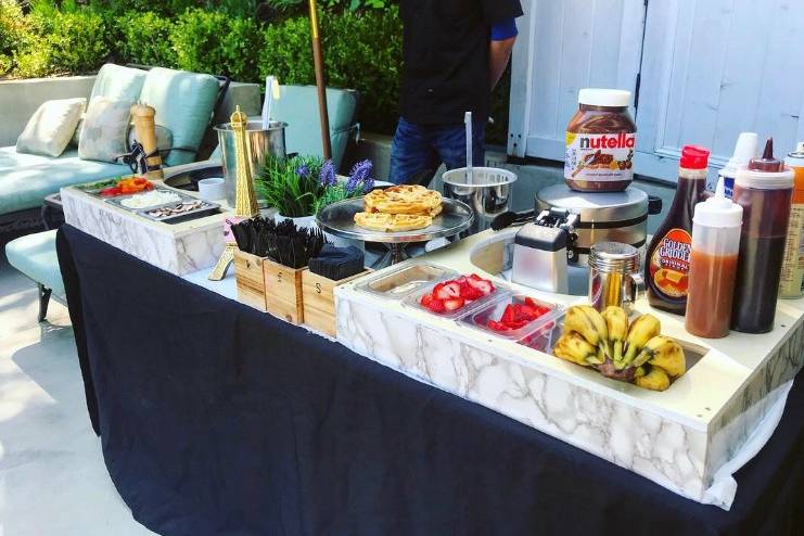 Crepes & Waffles Station