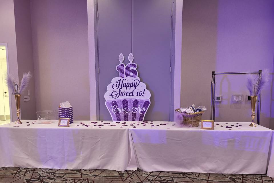 Guest list table