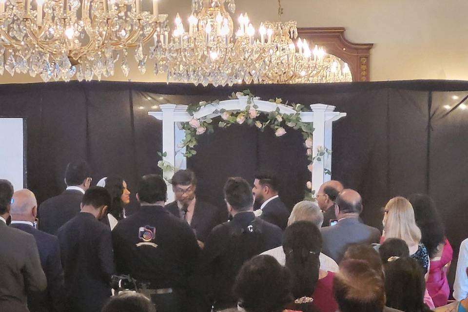 Waiting for the guests