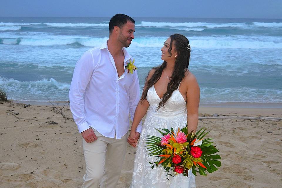 After ceremony beach pic