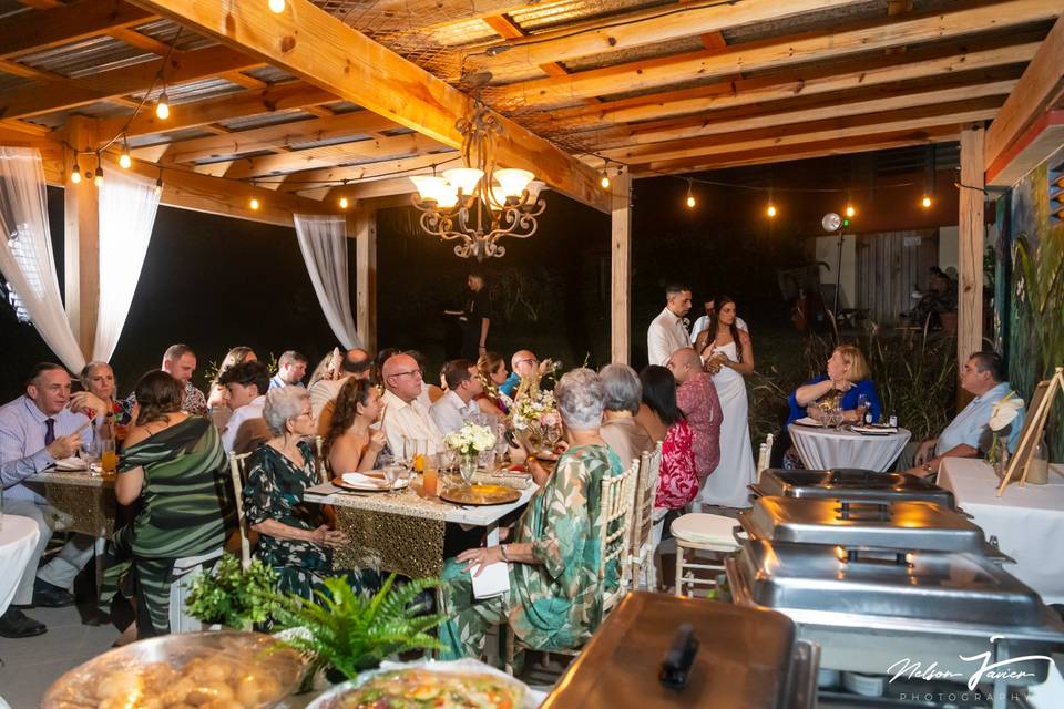 Buffet style dinner option
