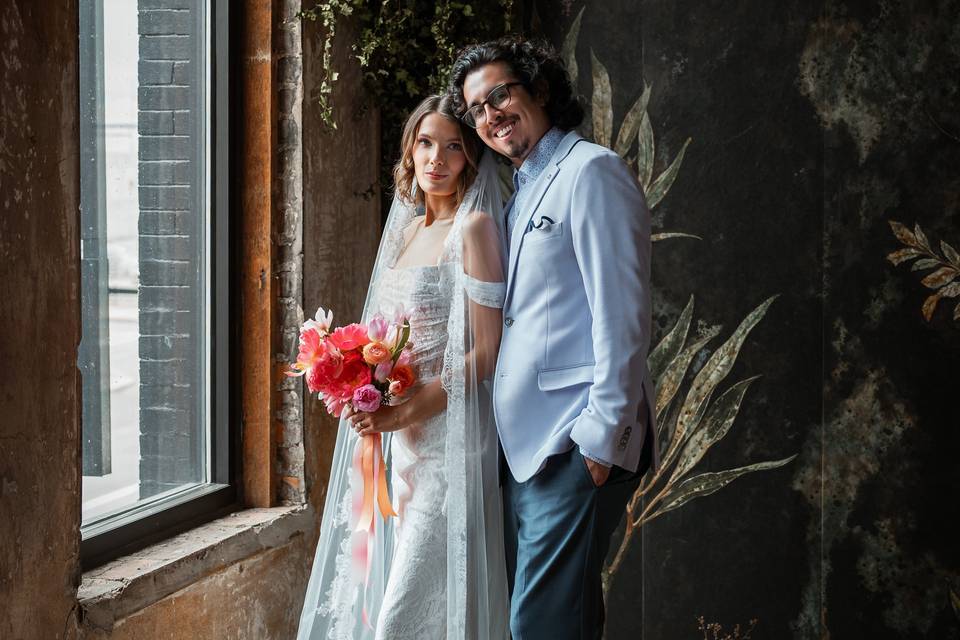 Gold & Elm Wedding Photo