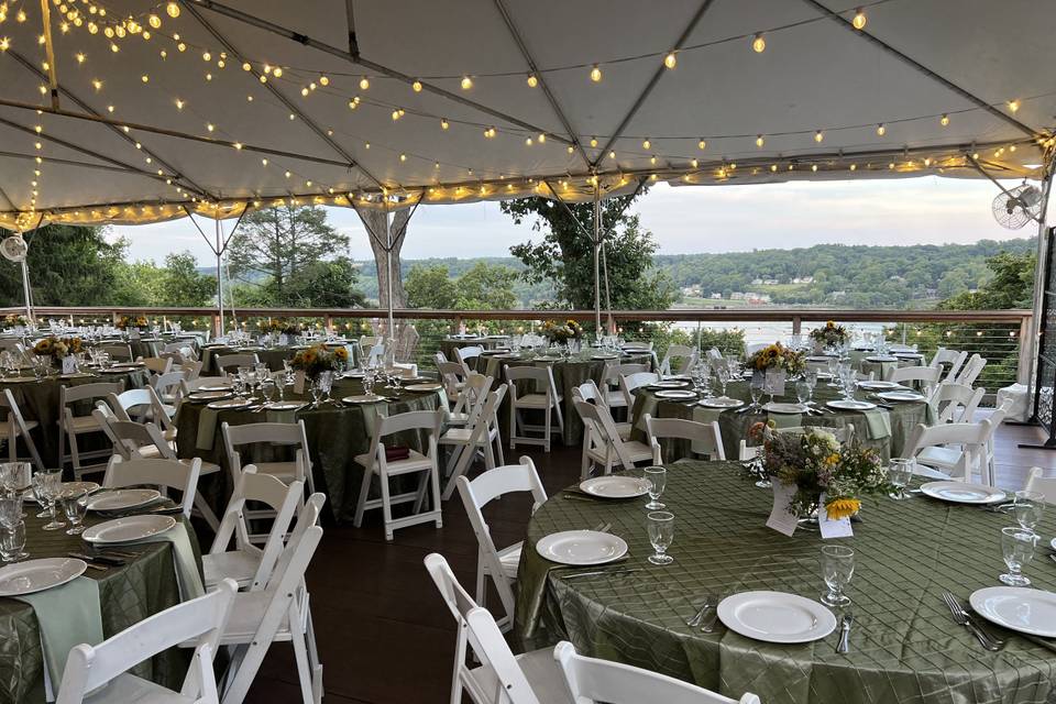 Riverfront reception