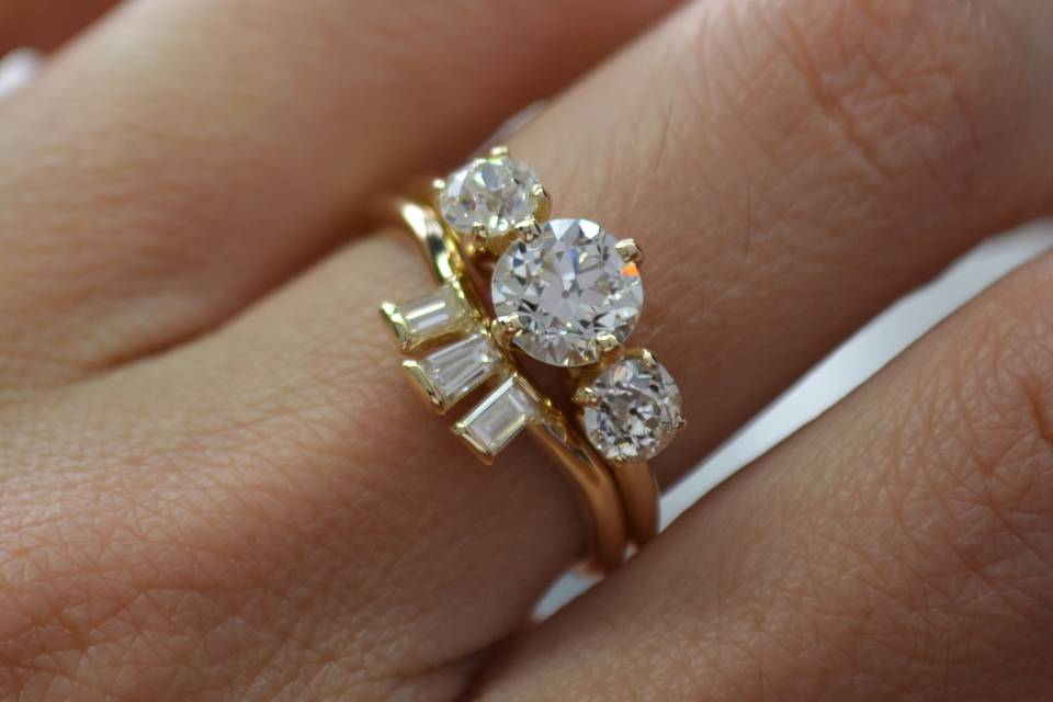 Three-stone Diamond Ring