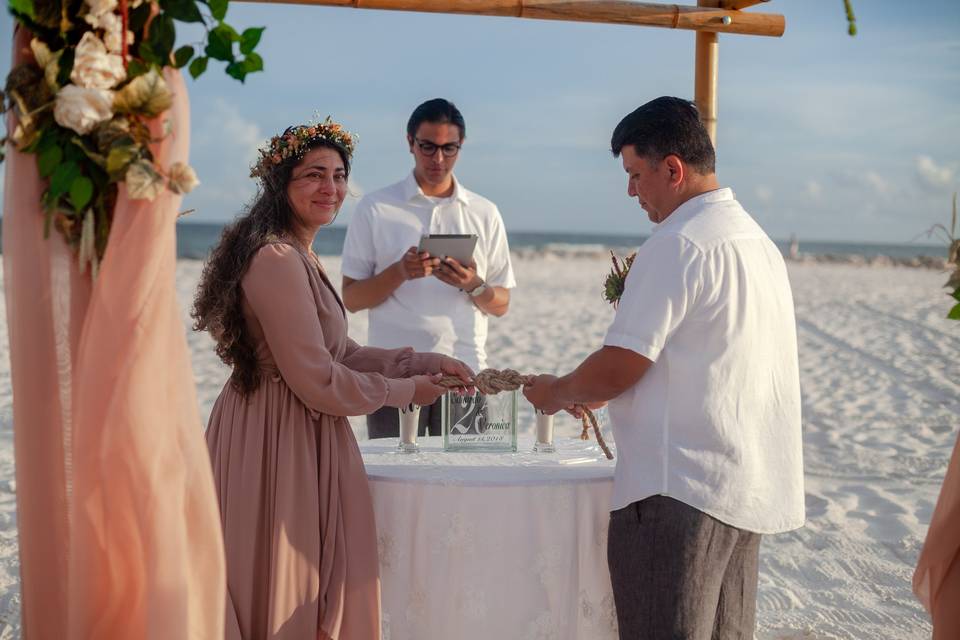 Vow Renewal 'Tying the Knot'
