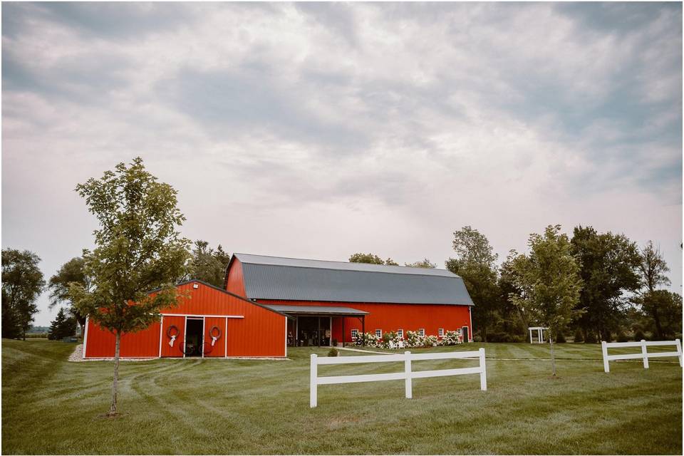 Blue heron barn