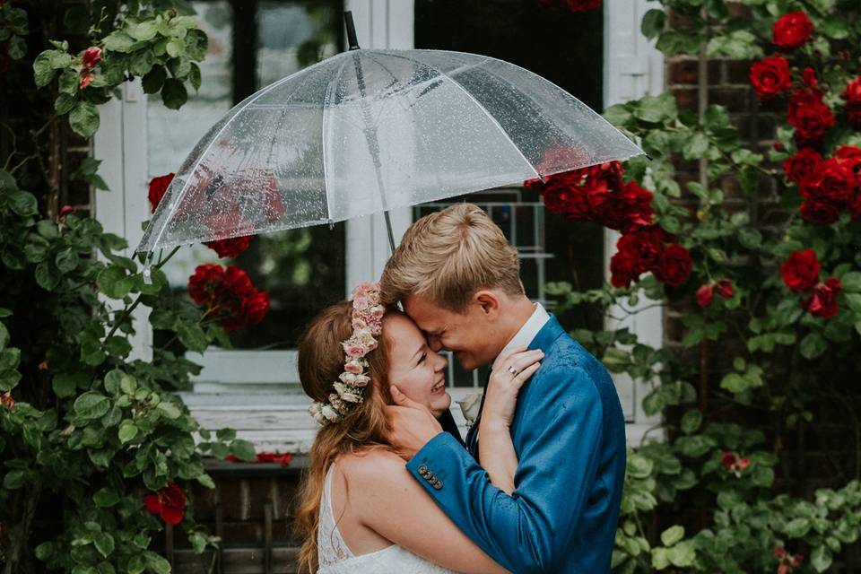 Under the umbrella