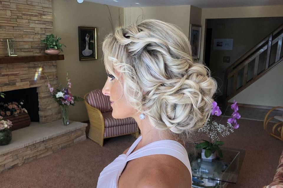 Red Carpet Ready by Sarah updo