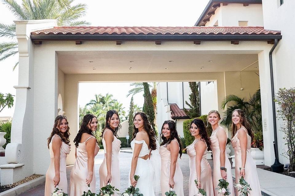 Bridal party (all hair and mu)