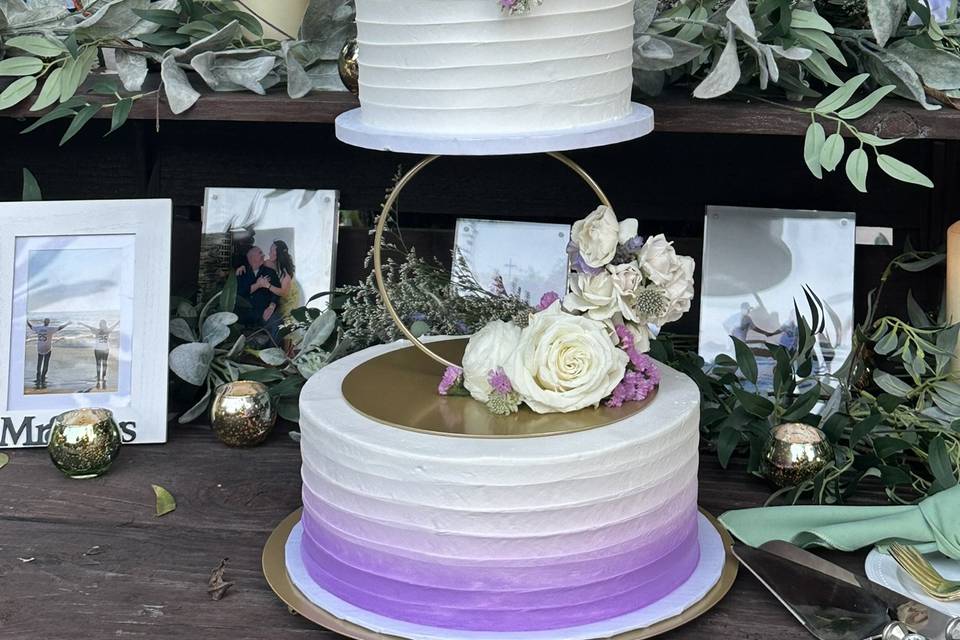 3 Tier LIfted Cake