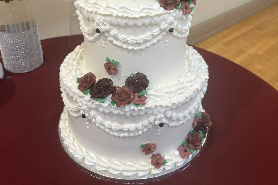 3 Tier Vintage Piping