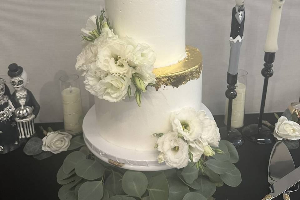 Gold Leaf Cake