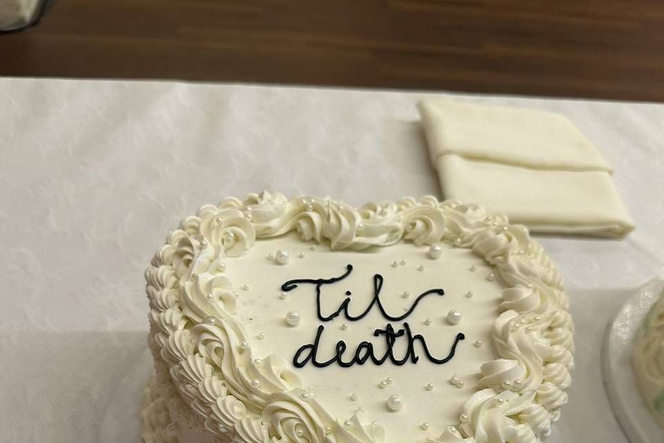 Couple's Heart Cake