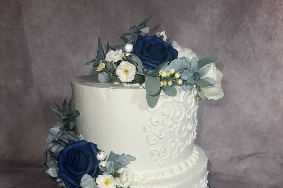 2 Tier wedding