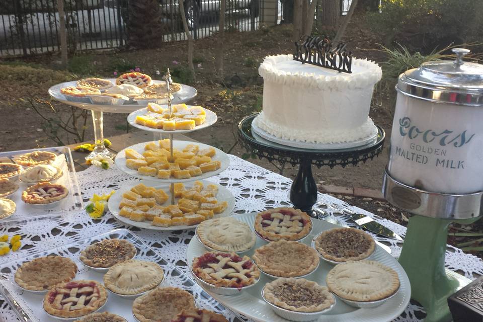 Mini Pie Dessert Table