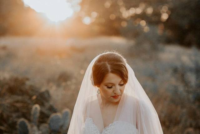 Beautiful wedding portrait
