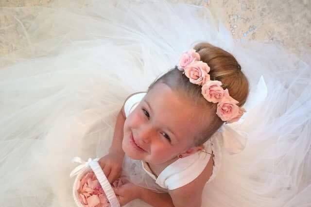 Flower girl hairstyle