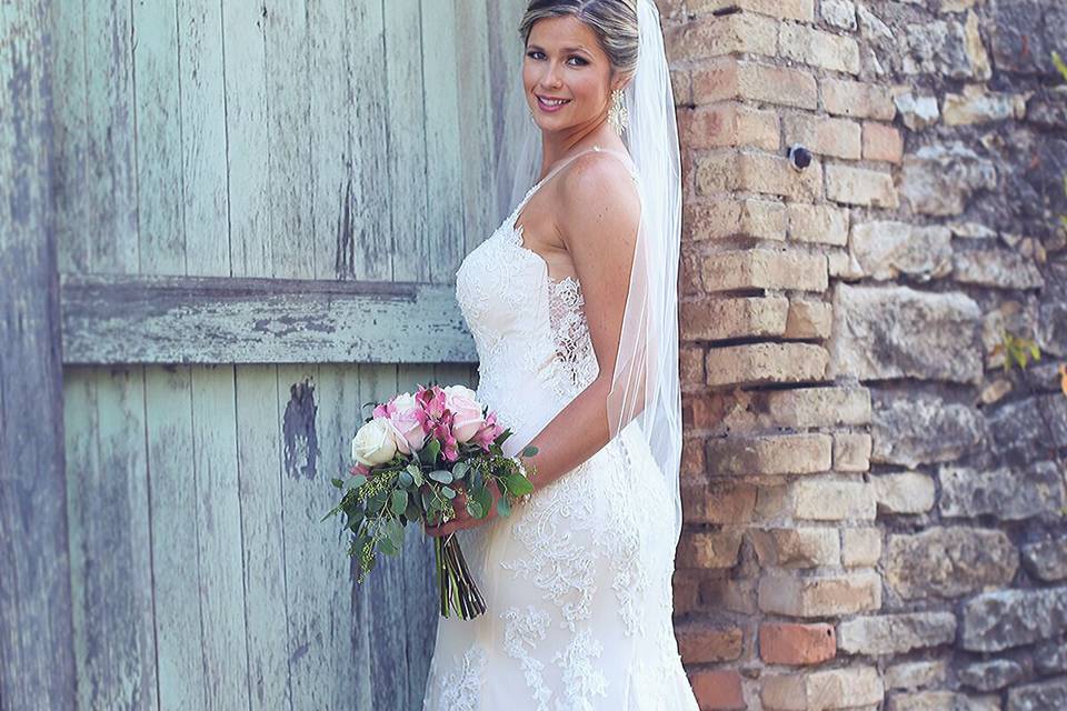Gorgeous wedding hair