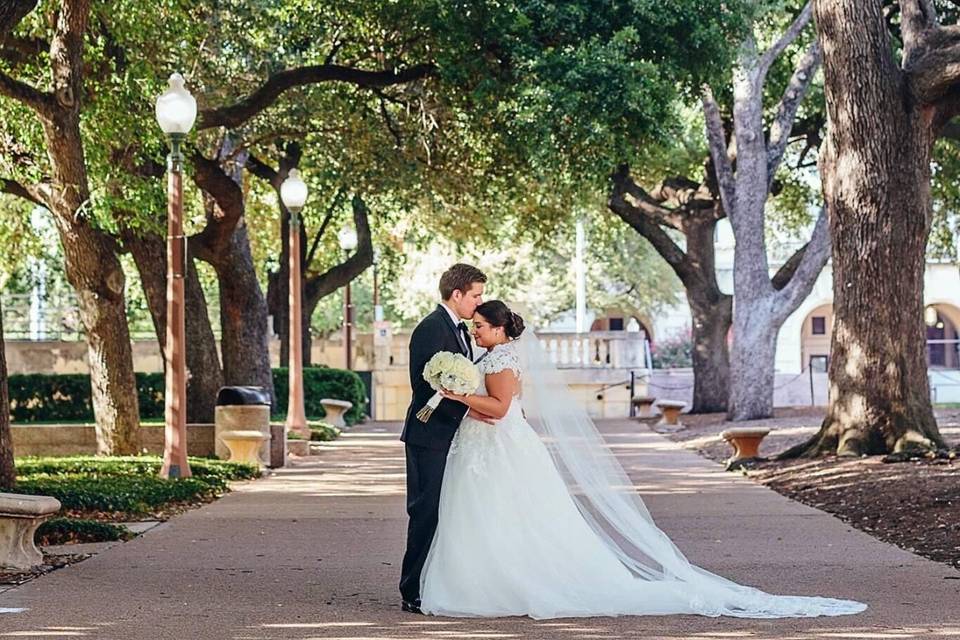 Kiss on the forehead